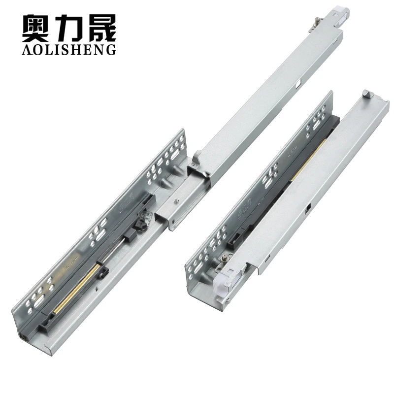 Three-section Soft Closing Bottom Mount Concealed Kitchen Cabinet Drawer Cold Rolled Steel Slide
Three-section Soft Closing Bottom Mount Concealed Kitchen Cabinet Drawer Cold Rolled Steel Slide