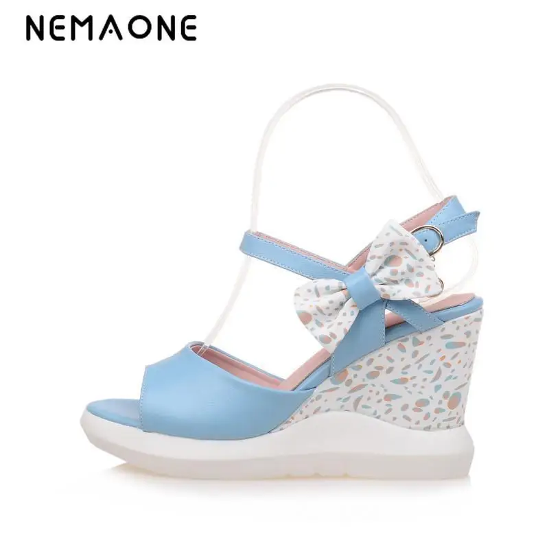 NEMAONE 2017 Summer style Women sandals wedge female sandals high heels platform open toe platform casual shoes
NEMAONE 2017 Summer style Women sandals wedge female sandals high heels platform open toe platform casual shoes