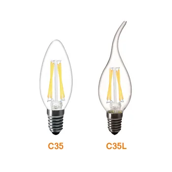 C35 A60 Filament Light E14 LED bulb screw led Lamp E27 glass bulb light source bulb Retro antique Glass Edison 360 Degree
C35 A60 Filament Light E14 LED bulb screw led Lamp E27 glass bulb light source bulb Retro antique Glass Edison 360 Degree