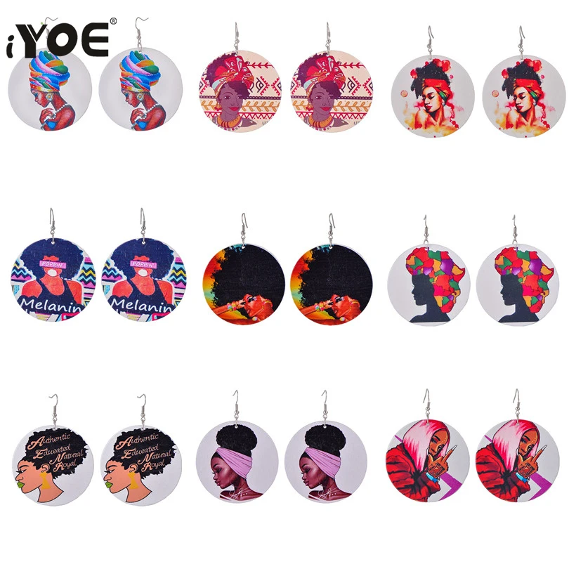 IYOE 10 Styles Handmade Natural Wooden African Drop Earrings For Women Big Round Circle Statement Earring African Girls Jewelry
IYOE 10 Styles Handmade Natural Wooden African Drop Earrings For Women Big Round Circle Statement Earring African Girls Jewelry