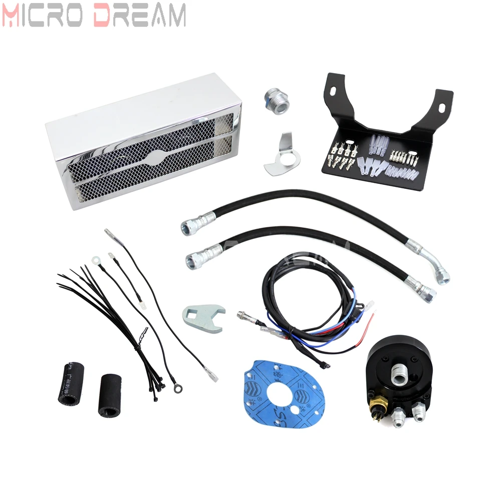 Oil Cooler Fan Kit Motorcycle Cooling System w/Oil Filter Funnel For Harley Touring Electra Street Glide FLHX FLHR FLTR 1999-16
Oil Cooler Fan Kit Motorcycle Cooling System w/Oil Filter Funnel For Harley Touring Electra Street Glide FLHX FLHR FLTR 1999-16
