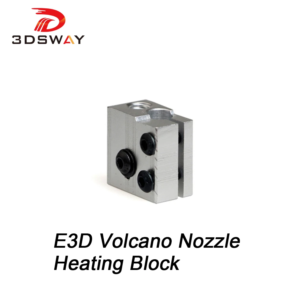 3DSWAY 3D Printer Parts Heating Block for E3D Volcano Nozzle Hotend Kit for RepRap 3D Printers
3DSWAY 3D Printer Parts Heating Block for E3D Volcano Nozzle Hotend Kit for RepRap 3D Printers