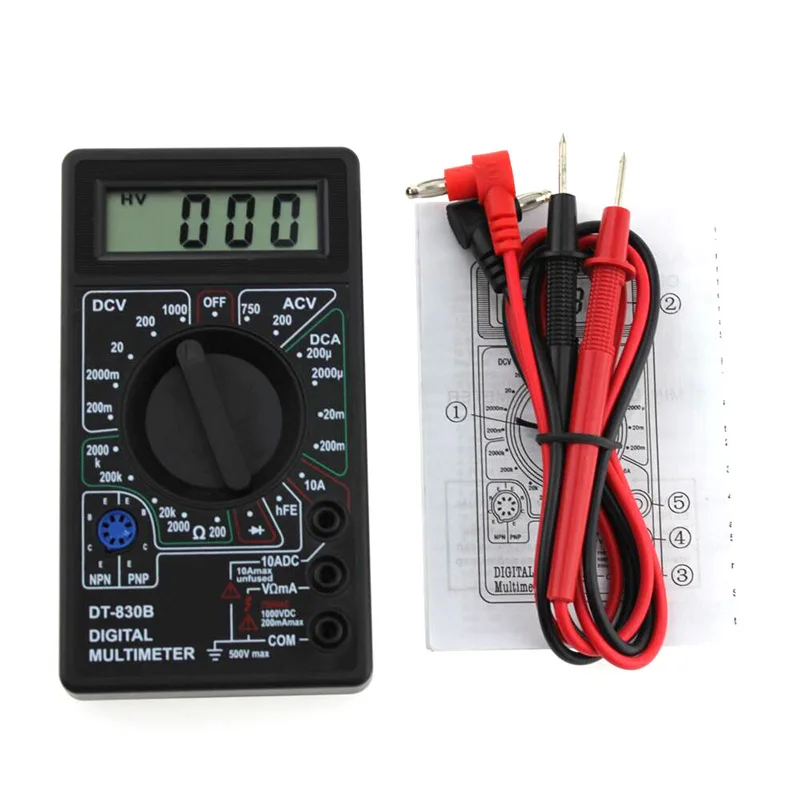 LCD Display Digital Multimeter AC/DC 750/1000V Amp Volt Ohm Meter Tester TSH Shop
LCD Display Digital Multimeter AC/DC 750/1000V Amp Volt Ohm Meter Tester TSH Shop