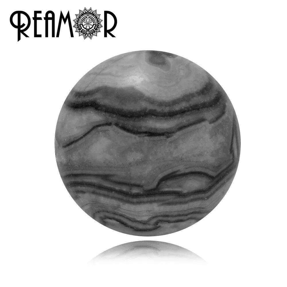 REAMOR Wholesale Natural Stone Small Hole Loose Beads Charms Gray Map Stone Beads For DIY Bracelet Jewelry Making 6/ 8/ 10mm
REAMOR Wholesale Natural Stone Small Hole Loose Beads Charms Gray Map Stone Beads For DIY Bracelet Jewelry Making 6/ 8/ 10mm