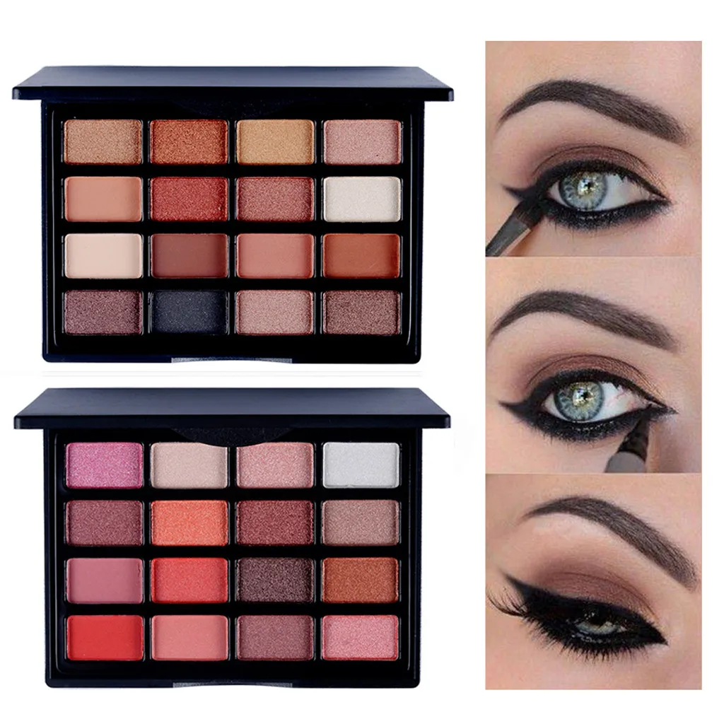 16 Colors smokey eye shadow Cosmetic Matte Eyeshadow Cream Makeup Palette Shimmer Set fard a paupiere brillant eyeshadow
16 Colors smokey eye shadow Cosmetic Matte Eyeshadow Cream Makeup Palette Shimmer Set fard a paupiere brillant eyeshadow