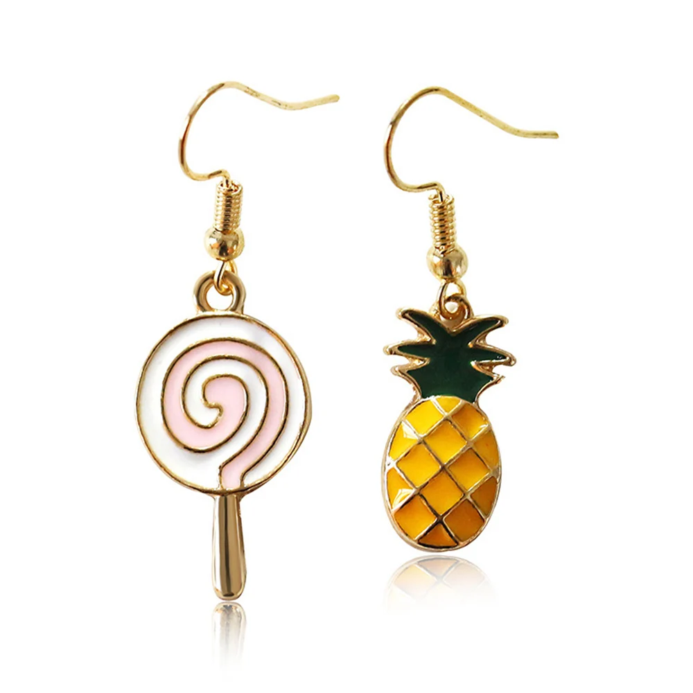 2019 Women's earring cute lollipop pineapple earrings new creative korean earrings cute jewelery
2019 Women's earring cute lollipop pineapple earrings new creative korean earrings cute jewelery