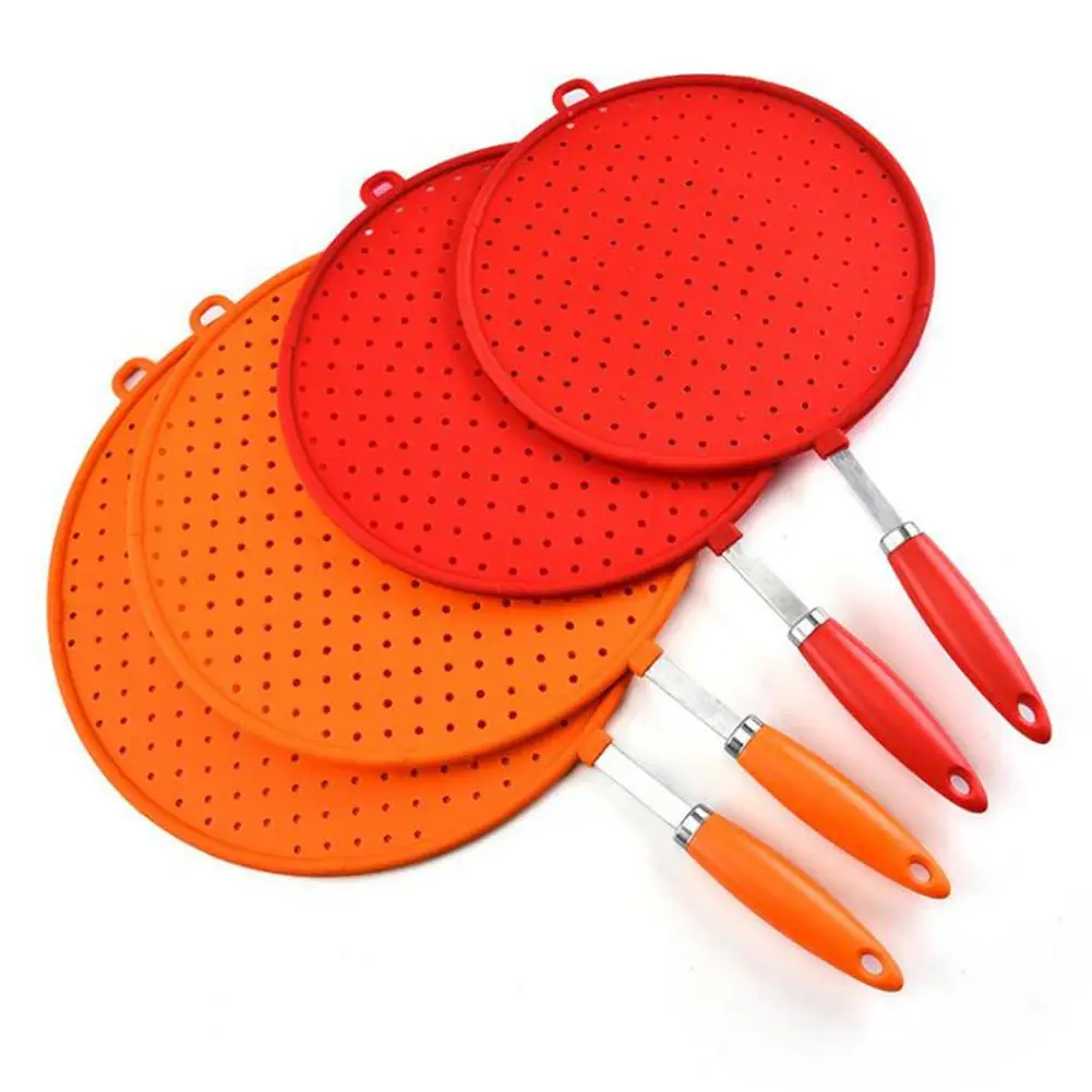 Silicone Handle Oil Tennis Racket Type Silicone Oil Net Leak Oil Grid Kitchen Tools Silicone Splatter Screen Pan For Kitchen
Silicone Handle Oil Tennis Racket Type Silicone Oil Net Leak Oil Grid Kitchen Tools Silicone Splatter Screen Pan For Kitchen
