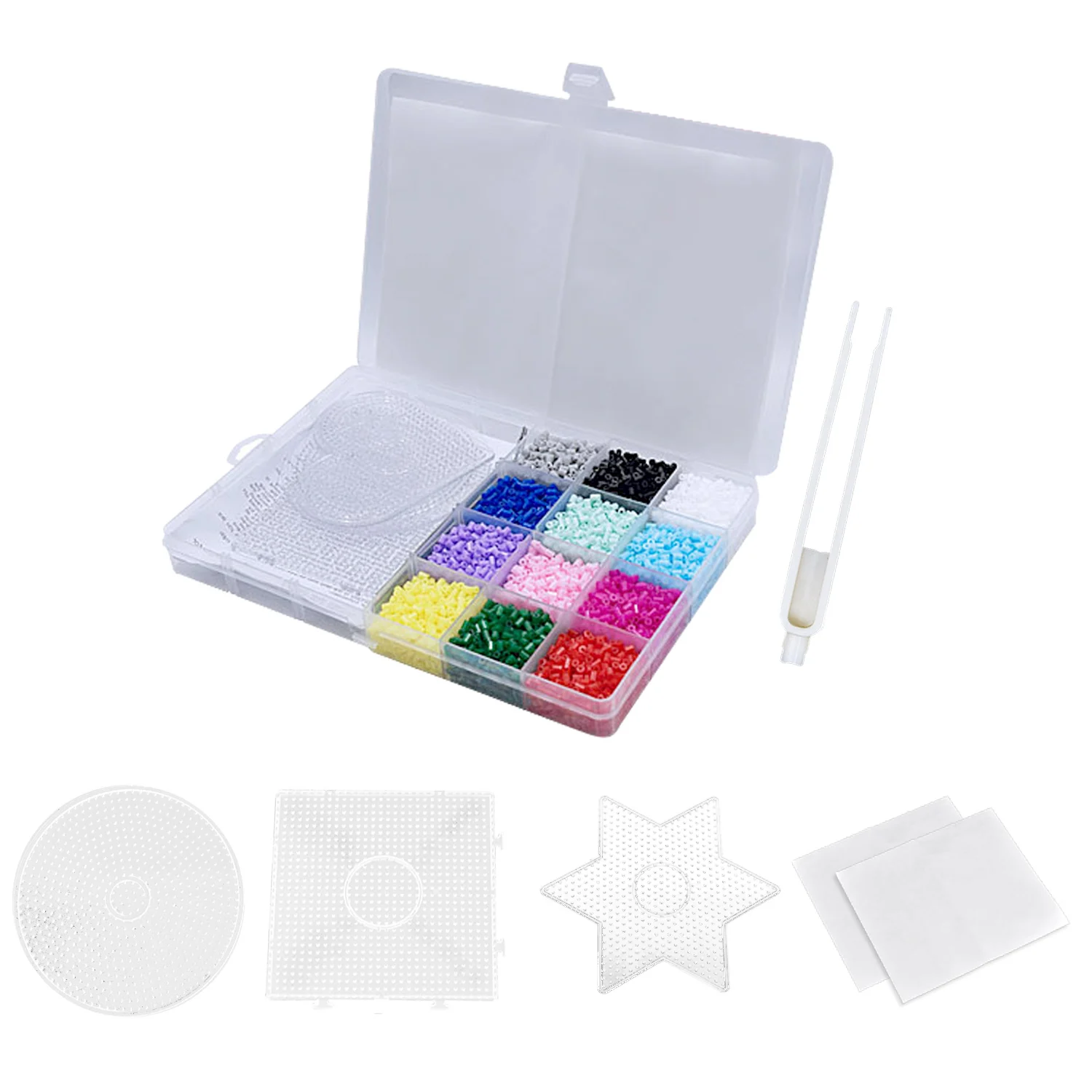6500pcs 12 Colors Craft Fuse Beads Pegboard Kit 3pcs Pegboards 2pcs Ironing Paper 1pcs Tweezer Kids DIY Art Craft Handcraft Toy
6500pcs 12 Colors Craft Fuse Beads Pegboard Kit 3pcs Pegboards 2pcs Ironing Paper 1pcs Tweezer Kids DIY Art Craft Handcraft Toy