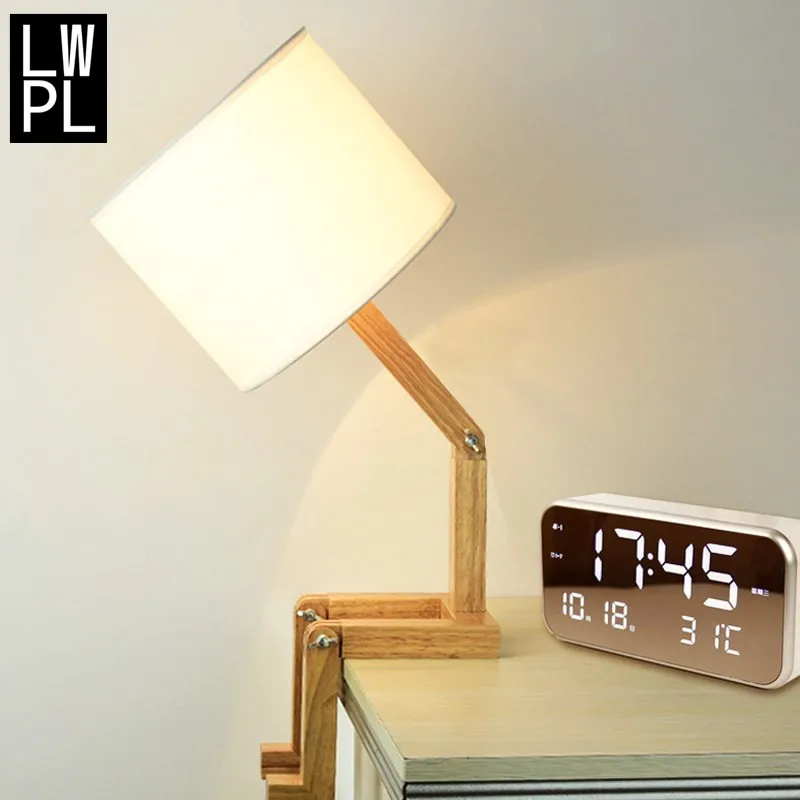 Postmodern Simple Personality Creative Desk Warm Table Lamp Nordic Decorative Gift Solid Wood Bedroom Bedside Lamps
Postmodern Simple Personality Creative Desk Warm Table Lamp Nordic Decorative Gift Solid Wood Bedroom Bedside Lamps