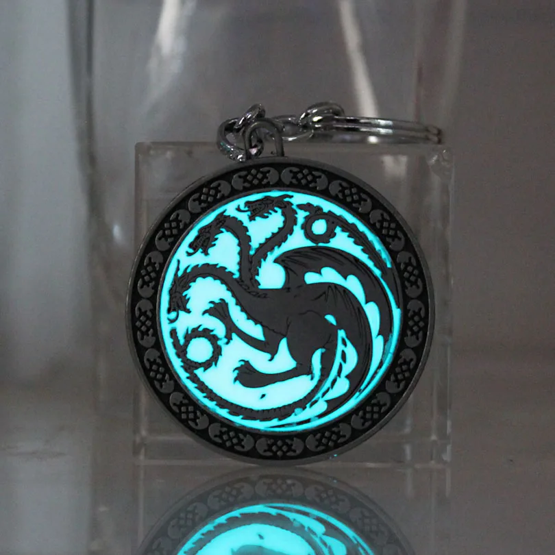 The Song Of Ice And Fire Game Of Thrones Daenerys Targaryen Dragon Badge keyChain GLOW in the DARK Luminous Pendants
The Song Of Ice And Fire Game Of Thrones Daenerys Targaryen Dragon Badge keyChain GLOW in the DARK Luminous Pendants