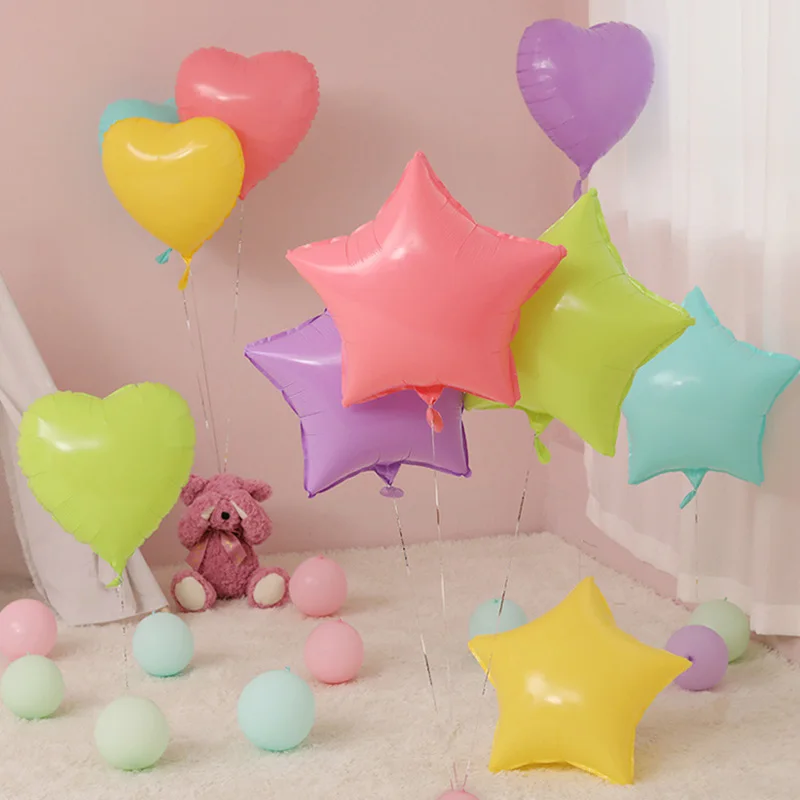 5PCS 18 Inch Helium Balloon Star Heart Shape Wedding Large Aluminum Foil Balloons Festive Party Decorations Inflatable Gift
5PCS 18 Inch Helium Balloon Star Heart Shape Wedding Large Aluminum Foil Balloons Festive Party Decorations Inflatable Gift