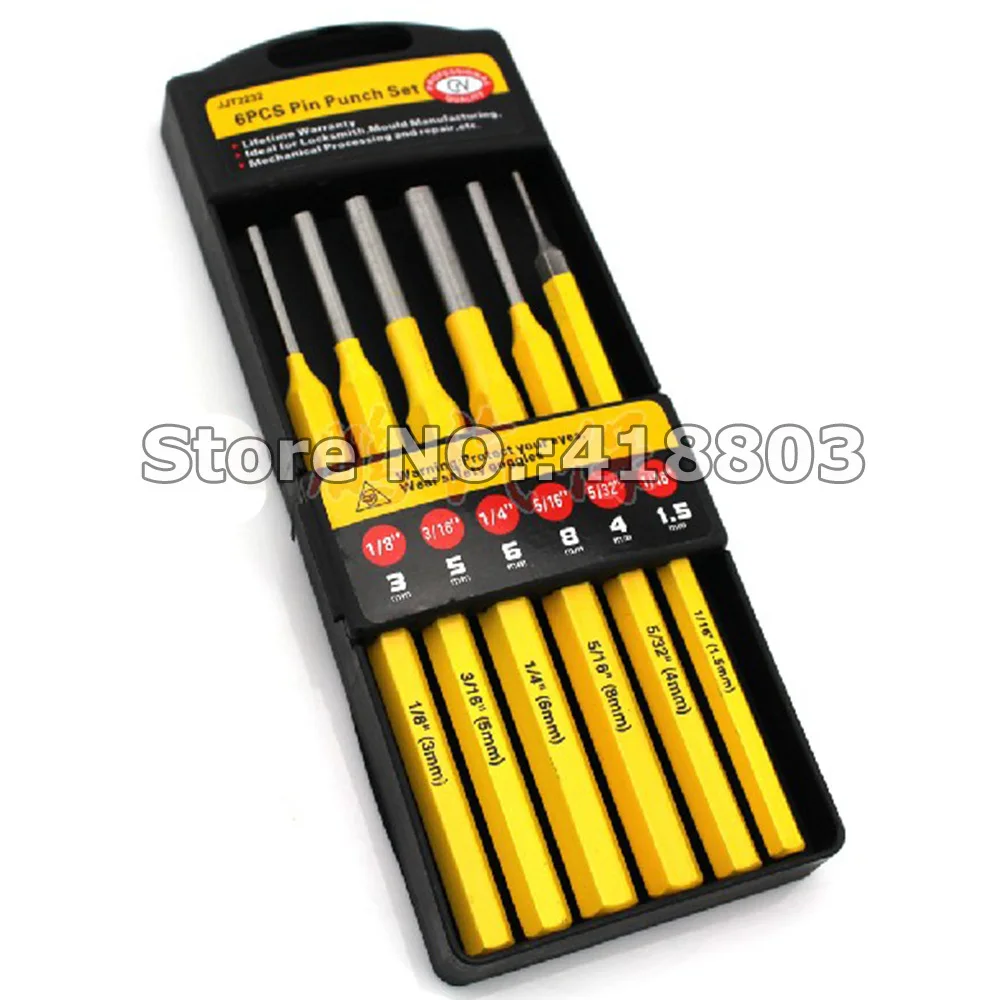 6pcs 150mm Pin Punch Kit Set Solid Hole Punch Chisel Machining Maintenance Wooden Woodworking Tool
6pcs 150mm Pin Punch Kit Set Solid Hole Punch Chisel Machining Maintenance Wooden Woodworking Tool