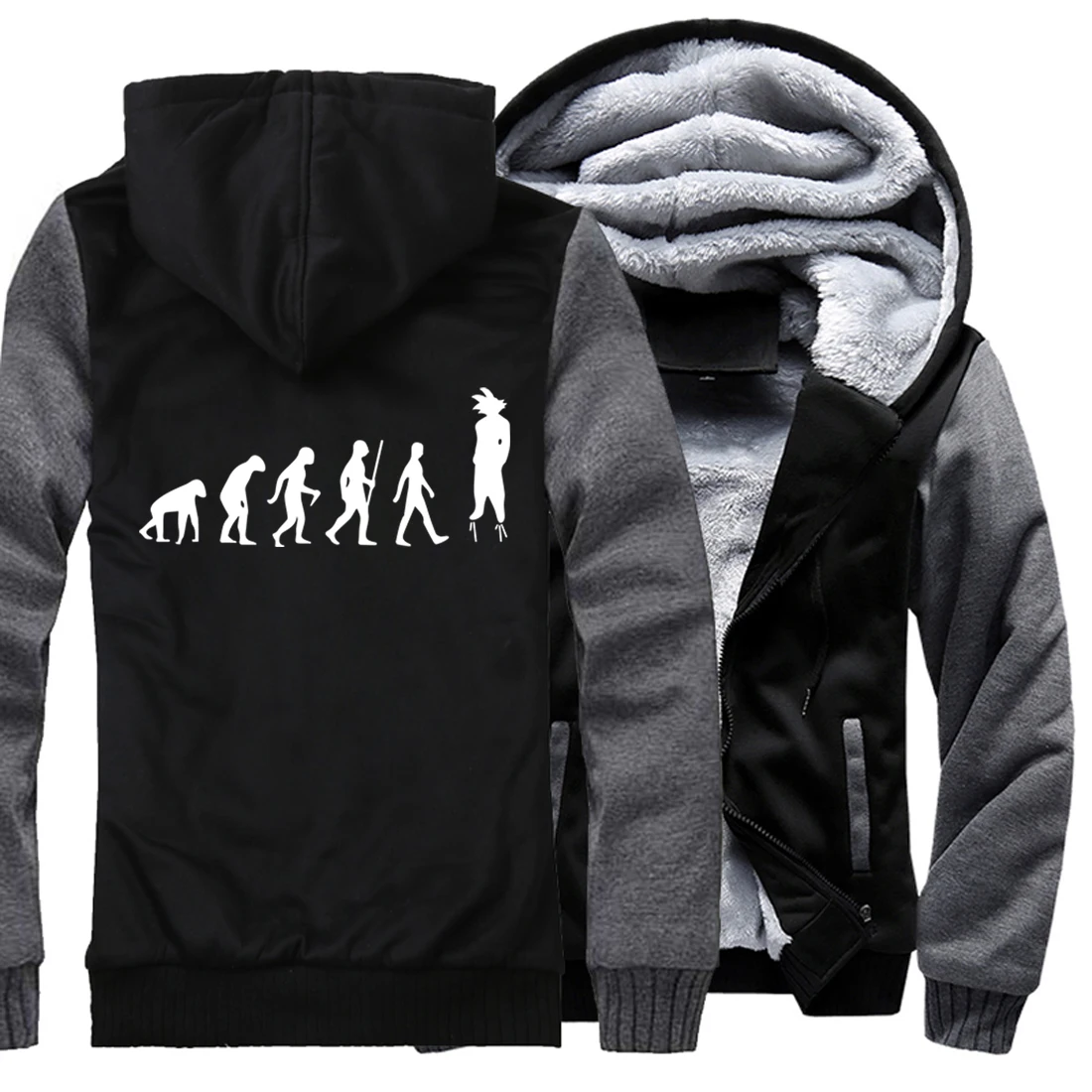 Men long sleeve winter wool liner clothes 2019 sweatshirts Dragon Ball Z hooded jackets Cartoon super Saiyan brand tracksuit man
Men long sleeve winter wool liner clothes 2019 sweatshirts Dragon Ball Z hooded jackets Cartoon super Saiyan brand tracksuit man