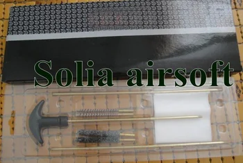 New Type .177 (4.5mm) & .22 (5.5mm) rifle cleaning kit for air rifles and pistols
New Type .177 (4.5mm) & .22 (5.5mm) rifle cleaning kit for air rifles and pistols
