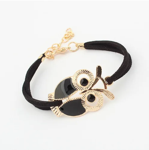 fashion Leather rope coloured owl hand chain Bracelet Bangles jewelry for women gift pulseras mujer wrist band wholesale
fashion Leather rope coloured owl hand chain Bracelet Bangles jewelry for women gift pulseras mujer wrist band wholesale