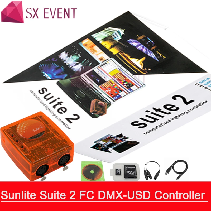 Sunlite Suite2 FC DMX-USD Controller DMX good for DJ KTV Party LED Lights Stage Lighting Stage controlling software
Sunlite Suite2 FC DMX-USD Controller DMX good for DJ KTV Party LED Lights Stage Lighting Stage controlling software