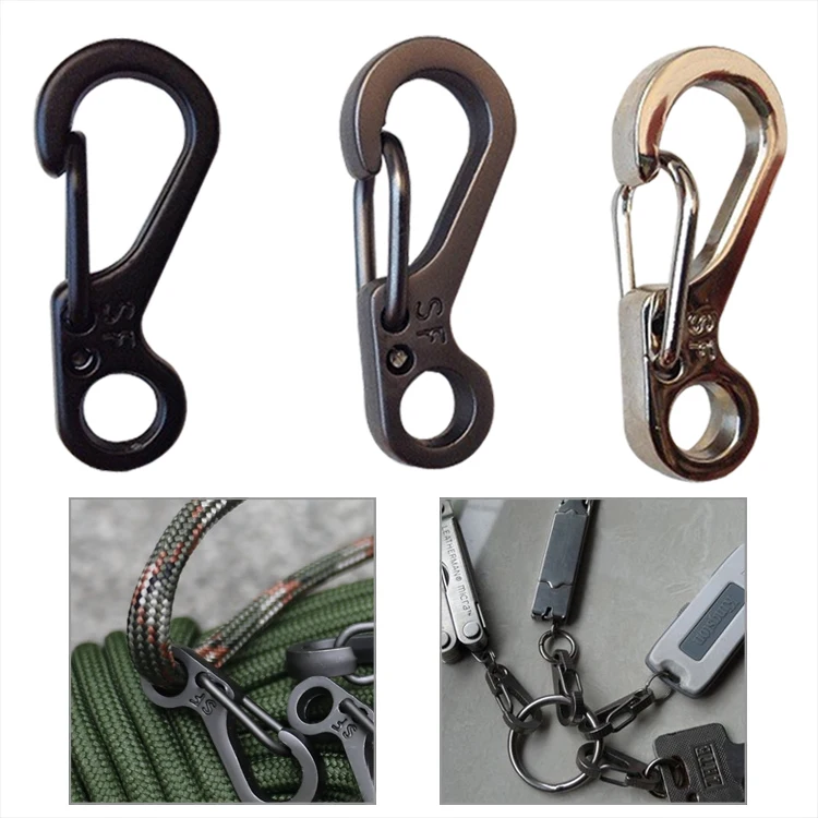 EDC SF mini spring hike survive paracord clasp hook tactical keyring backpack hang Quickdraw Carabiner camp mountain climb gear
EDC SF mini spring hike survive paracord clasp hook tactical keyring backpack hang Quickdraw Carabiner camp mountain climb gear
