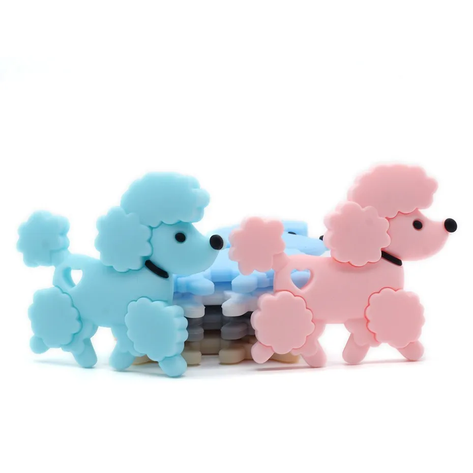 1pc Silicone Rodent Dog Pendants Cute Shape Cartoon Animals Teething Food Grade Silicone Teether Tiny Rod Baby Teethers Kids Toy
1pc Silicone Rodent Dog Pendants Cute Shape Cartoon Animals Teething Food Grade Silicone Teether Tiny Rod Baby Teethers Kids Toy