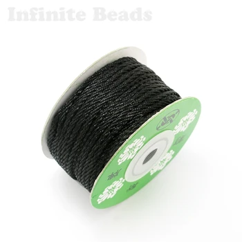 High Quality Diameters 2MM 25m/lot Black Color Braided Cord Bead Rope Wire For DIY Bracelet Necklace Jewelry Making
High Quality Diameters 2MM 25m/lot Black Color Braided Cord Bead Rope Wire For DIY Bracelet Necklace Jewelry Making