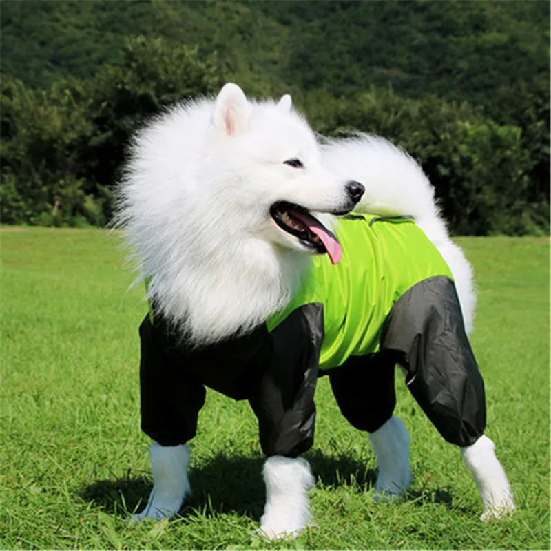 Pet Large Dog Raincoat For Small Big Dogs Husky Labrador 2019 Waterproof Dog Clothes Rain Coat Jacket Costumes Clothing HYTE4335
Pet Large Dog Raincoat For Small Big Dogs Husky Labrador 2019 Waterproof Dog Clothes Rain Coat Jacket Costumes Clothing HYTE4335