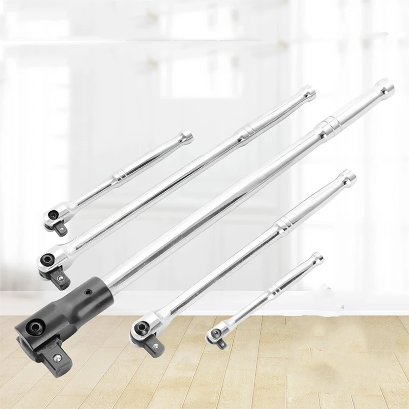 1Pc 1/2" 3/4" 1"Breaker Bar Socket Driver 180 Degree Flex Head with Spring-loaded Ball Bearing Socket Wrench Hand Tool
1Pc 1/2" 3/4" 1"Breaker Bar Socket Driver 180 Degree Flex Head with Spring-loaded Ball Bearing Socket Wrench Hand Tool