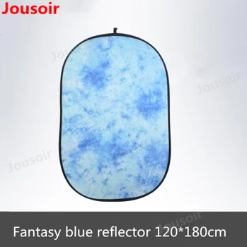 120*180cm Cotton fantasy blue reflector photography folding reflector Oval portable folding portable TR-9 CD50 T08
120*180cm Cotton fantasy blue reflector photography folding reflector Oval portable folding portable TR-9 CD50 T08