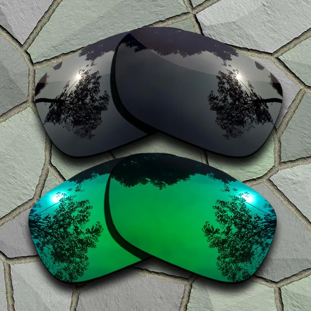 Grey Black&Jade Green Sunglasses Polarized Replacement Lenses for Oakley Twoface
Grey Black&Jade Green Sunglasses Polarized Replacement Lenses for Oakley Twoface