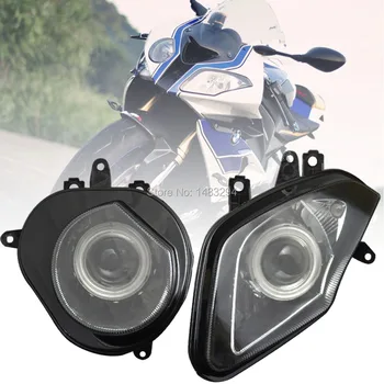 Custom Modified Motorcycle HID Projector Conversion Headlight White Angel Eye Blue Demon Eye Assembled Fit For BMW S1000RR 09-14 
Custom Modified Motorcycle HID Projector Conversion Headlight White Angel Eye Blue Demon Eye Assembled Fit For BMW S1000RR 09-14