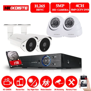HKIXDISTE 5.0MP Security Camera System 5MP CCTV Surveillance Kit 4CH DVR 5MP Video Output Kit 40m Night Vision Camera HDMI P2P
HKIXDISTE 5.0MP Security Camera System 5MP CCTV Surveillance Kit 4CH DVR 5MP Video Output Kit 40m Night Vision Camera HDMI P2P