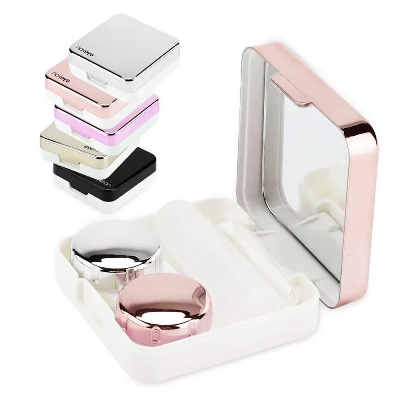 Makeup Mirror Reflective Cover Contact Lenses Case Organizer Set Cute Lovely Travel Kit Eye Lens False Eyelashes Box with Mirror
Makeup Mirror Reflective Cover Contact Lenses Case Organizer Set Cute Lovely Travel Kit Eye Lens False Eyelashes Box with Mirror