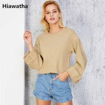 Hiawatha Sueter Mujer Loose Pullover Sweater Casual Solid Color Knitted Women O-Neck Autumn Winter Jumper AW224
Hiawatha Sueter Mujer Loose Pullover Sweater Casual Solid Color Knitted Women O-Neck Autumn Winter Jumper AW224