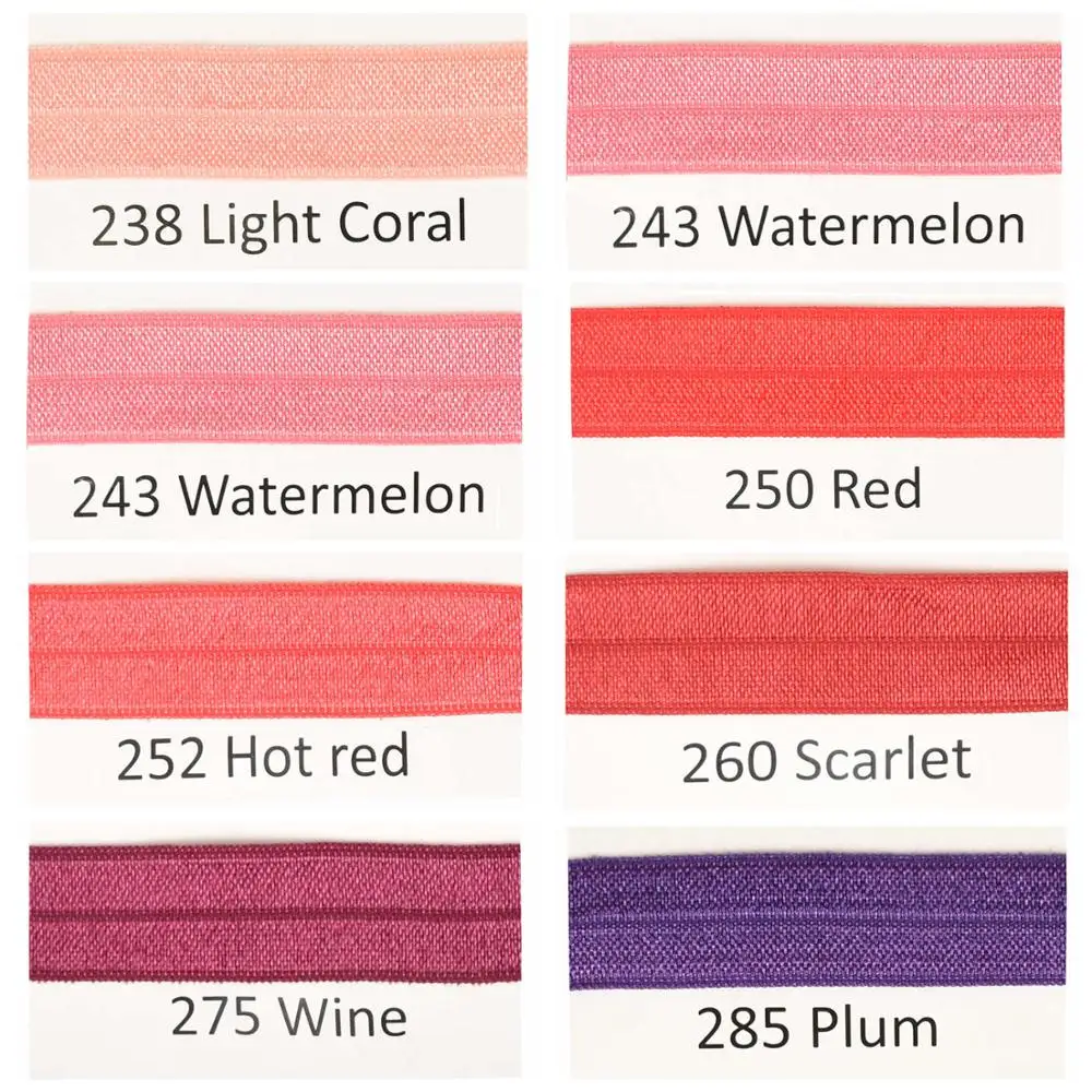HSDRibbon 5/8" 16mm Solid Various Red Pink White Blank Aqua series Color Shiny Fold Over Elastic FOE for diy 5 Yards/Roll
HSDRibbon 5/8" 16mm Solid Various Red Pink White Blank Aqua series Color Shiny Fold Over Elastic FOE for diy 5 Yards/Roll