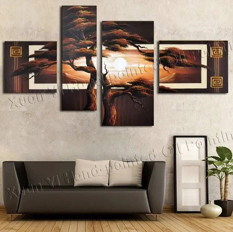 Handmade Modern Wall Art Forest Sun Wall Pictures Decoration Abstract Landscape Oil Painting Panels On Canvas
Handmade Modern Wall Art Forest Sun Wall Pictures Decoration Abstract Landscape Oil Painting Panels On Canvas