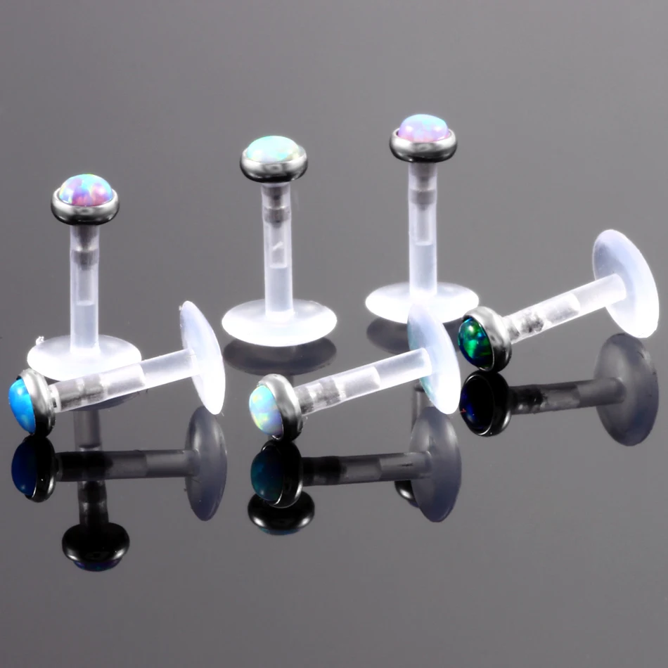 6pcs Mixed Colors PTFE Bioplast Opal Lip Rings Piercings Internal Thread Opal Labret Rings Piercing Ear Tragus Sexy Body Jewelry
6pcs Mixed Colors PTFE Bioplast Opal Lip Rings Piercings Internal Thread Opal Labret Rings Piercing Ear Tragus Sexy Body Jewelry