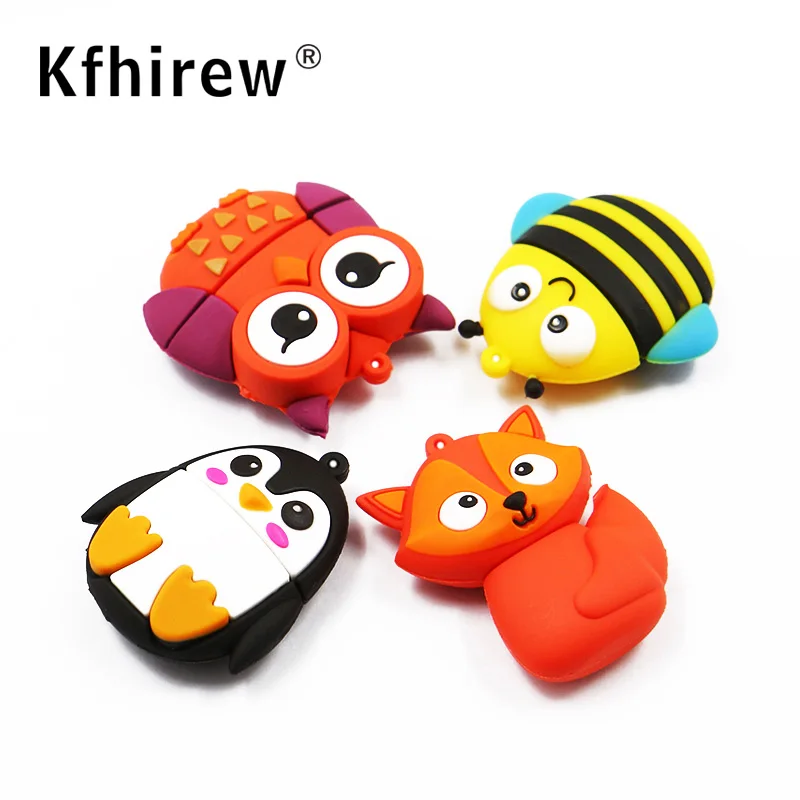 Cute Animals usb flash drive Owl Penguin Fox Bee pen drive 32gb pendrive 16gb usb stick 4gb 8gb flashdrive usb stick u disk
Cute Animals usb flash drive Owl Penguin Fox Bee pen drive 32gb pendrive 16gb usb stick 4gb 8gb flashdrive usb stick u disk