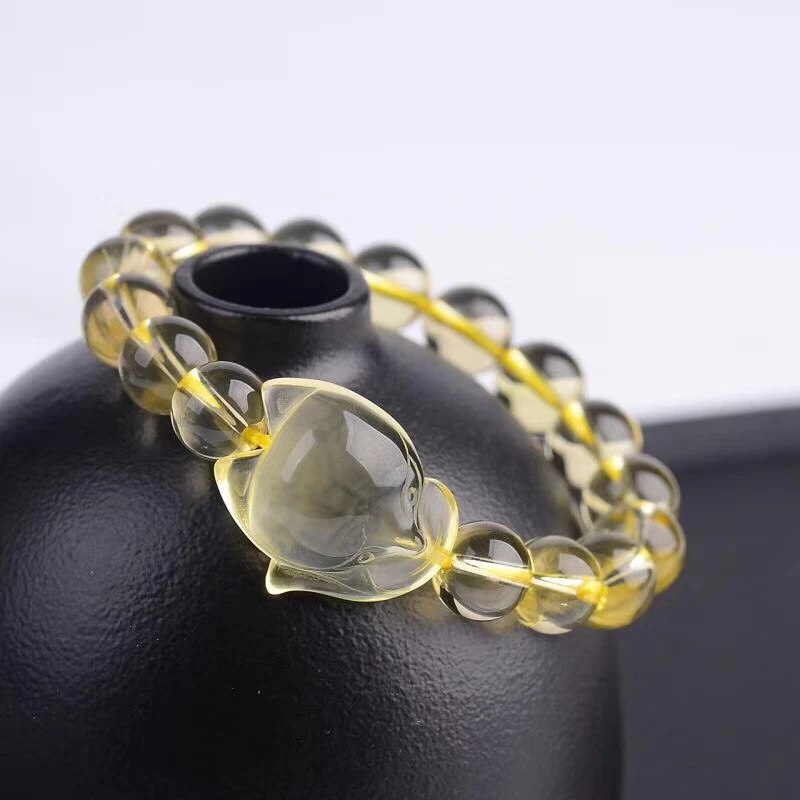 Natural Yellow Citrine Round Beads Bracelet Women Men Gemstone 12mm Fox Pendant Round Beads Fashion Wealthy Stone Gift AAAAA
Natural Yellow Citrine Round Beads Bracelet Women Men Gemstone 12mm Fox Pendant Round Beads Fashion Wealthy Stone Gift AAAAA