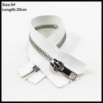 High-quality 20cm 5# 20pcs/lot white Metal Zipper for Sewing zip Garment Accessories Jeans Zippers Cremalleras DIY tools zipper
High-quality 20cm 5# 20pcs/lot white Metal Zipper for Sewing zip Garment Accessories Jeans Zippers Cremalleras DIY tools zipper