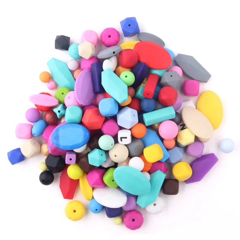 10pcs/set Silicone Beads for Pacifier Chain Teething Beads Baby Jewelry Silicone Pendant Making DIY Accessories Handicrafts Mix
10pcs/set Silicone Beads for Pacifier Chain Teething Beads Baby Jewelry Silicone Pendant Making DIY Accessories Handicrafts Mix