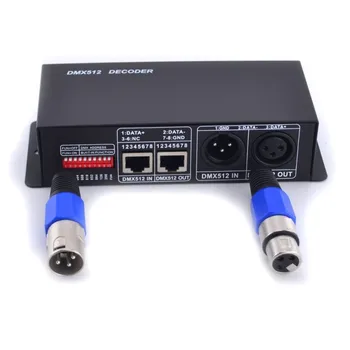 DMX512 led controller rgb controller DMX-512 4 Channels Decoder Controller Dimmer for RGB LED Strip Lamp Light
DMX512 led controller rgb controller DMX-512 4 Channels Decoder Controller Dimmer for RGB LED Strip Lamp Light