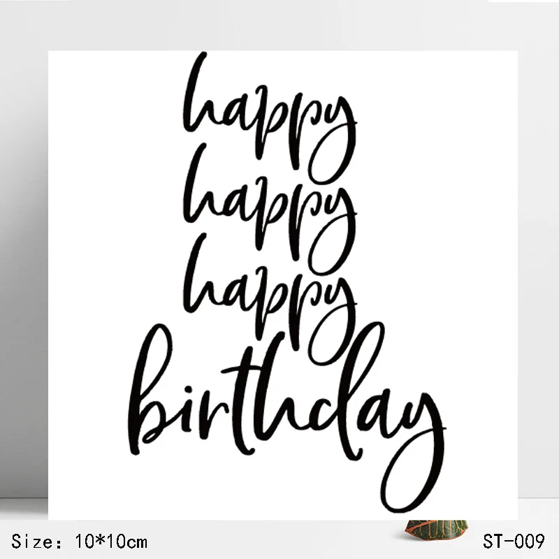 AZSG Letter"Happy Birthday" Transparent Clear Stamps/Silicone Seals for DIY Scrapbooking Photo Album Card Making
AZSG Letter"Happy Birthday" Transparent Clear Stamps/Silicone Seals for DIY Scrapbooking Photo Album Card Making
