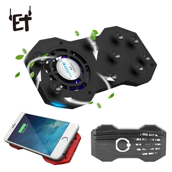 ET Mobile Phone Radiator Charger Phone Stand Holder Smartphone Cooling Fan Cooler Game Handle Desktop Holders W/Power Charger
ET Mobile Phone Radiator Charger Phone Stand Holder Smartphone Cooling Fan Cooler Game Handle Desktop Holders W/Power Charger