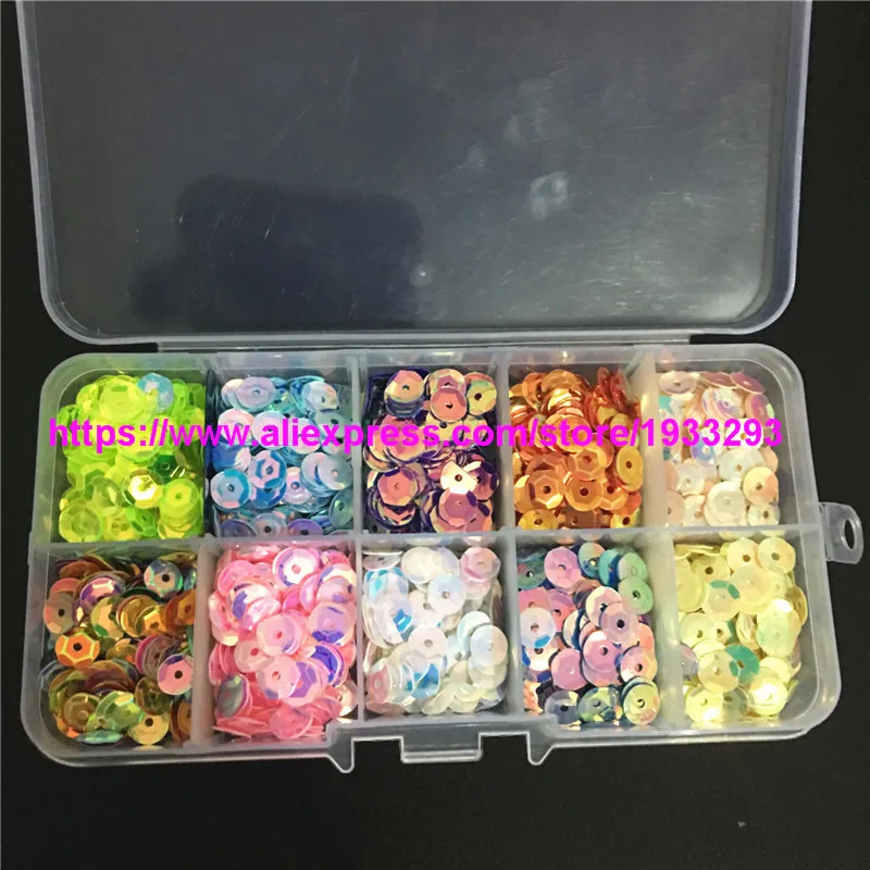 6mm Round Cup Brilliant 10 Color per set loose sequins Box packing Paillette Craft For Garment sewing ,Scrapbook DIy Design
6mm Round Cup Brilliant 10 Color per set loose sequins Box packing Paillette Craft For Garment sewing ,Scrapbook DIy Design