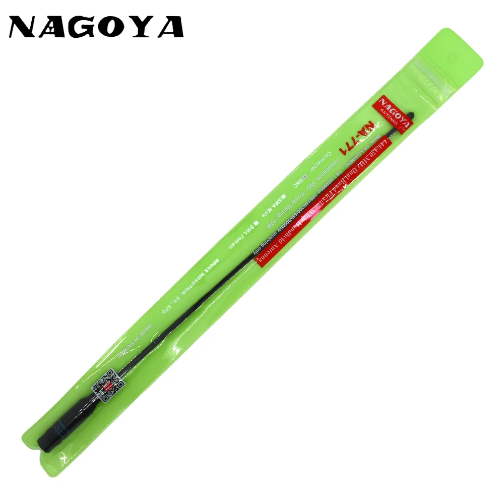 Original NAGOYA NA-771 BNC Flexible Dual Band Antenna 144/430MHz for Tk100 Tk200 Tk308 Ic-v8 Ic-v80 Ic-v82 Ic-v85 Two Way Radio
Original NAGOYA NA-771 BNC Flexible Dual Band Antenna 144/430MHz for Tk100 Tk200 Tk308 Ic-v8 Ic-v80 Ic-v82 Ic-v85 Two Way Radio