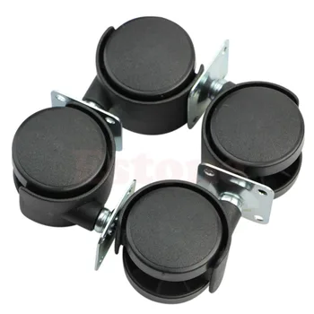 Set of 4 1" Swivel Plate Caster Nylon Wheel Chair Table Replacement Parts New good quality
Set of 4 1" Swivel Plate Caster Nylon Wheel Chair Table Replacement Parts New good quality
