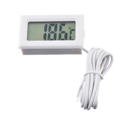 -50 to 110 LCD Digital Thermometer Refrigerator Freezer Cooler Aquarium Chiller Mini 1M Probe Instrument
-50 to 110 LCD Digital Thermometer Refrigerator Freezer Cooler Aquarium Chiller Mini 1M Probe Instrument