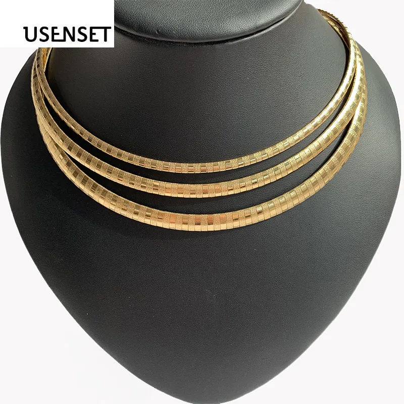 USENSET Stainless Steel Women Jewelry Charm Collar Necklace New Style Choker Gold/Silver Snake Chain For Girl Gifts
USENSET Stainless Steel Women Jewelry Charm Collar Necklace New Style Choker Gold/Silver Snake Chain For Girl Gifts