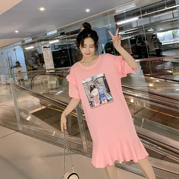 Pregnant women dress maternity dress spring and summer clothes on the new Korean version of the T-shirt bottoming shirt
Pregnant women dress maternity dress spring and summer clothes on the new Korean version of the T-shirt bottoming shirt
