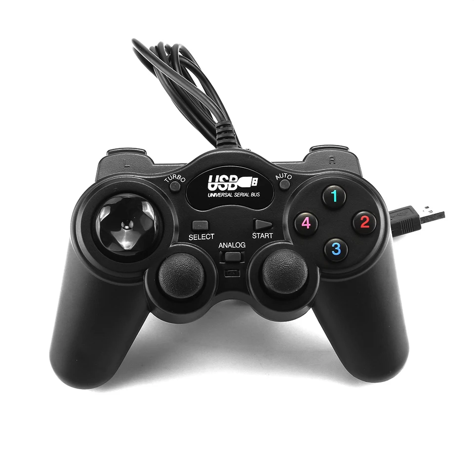 有線ゲームパッド Usb ゲームコントローラゲームジョイパッドジョイスティック Pc コンピュータのラップトップ Win7 8 10 Xp Vista ゲームコンソール Gooum