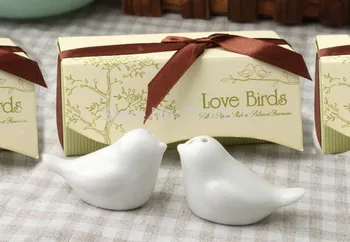 Free shipping DHL100pcs=50 sets Love Birds in the Window" Salt & Pepper Ceramic Shakers hot sell Wedding Favors party gift
Free shipping DHL100pcs=50 sets Love Birds in the Window" Salt & Pepper Ceramic Shakers hot sell Wedding Favors party gift