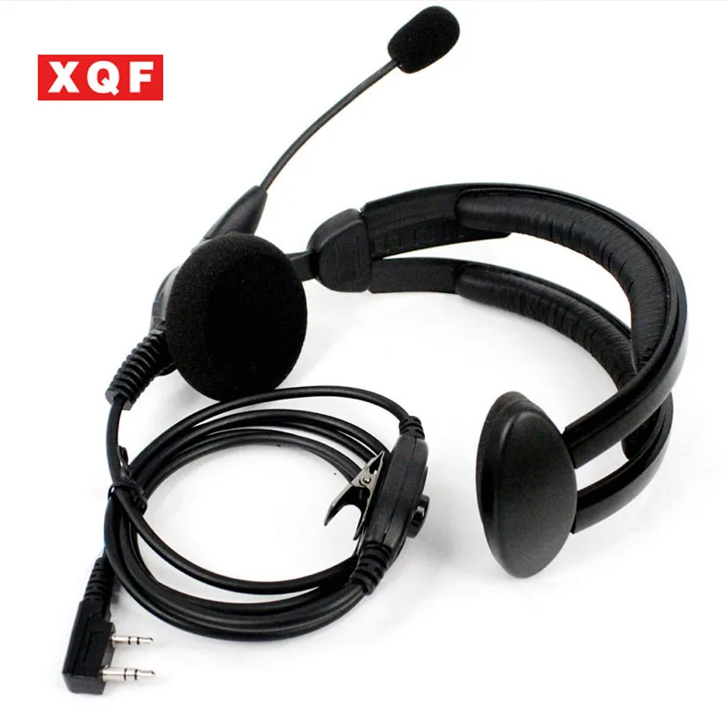 XQF New Black 2 Pin Headphone Headsets with Swivel Boom Mic for Kenwood Baofeng UV-5R Two Way Radio
XQF New Black 2 Pin Headphone Headsets with Swivel Boom Mic for Kenwood Baofeng UV-5R Two Way Radio